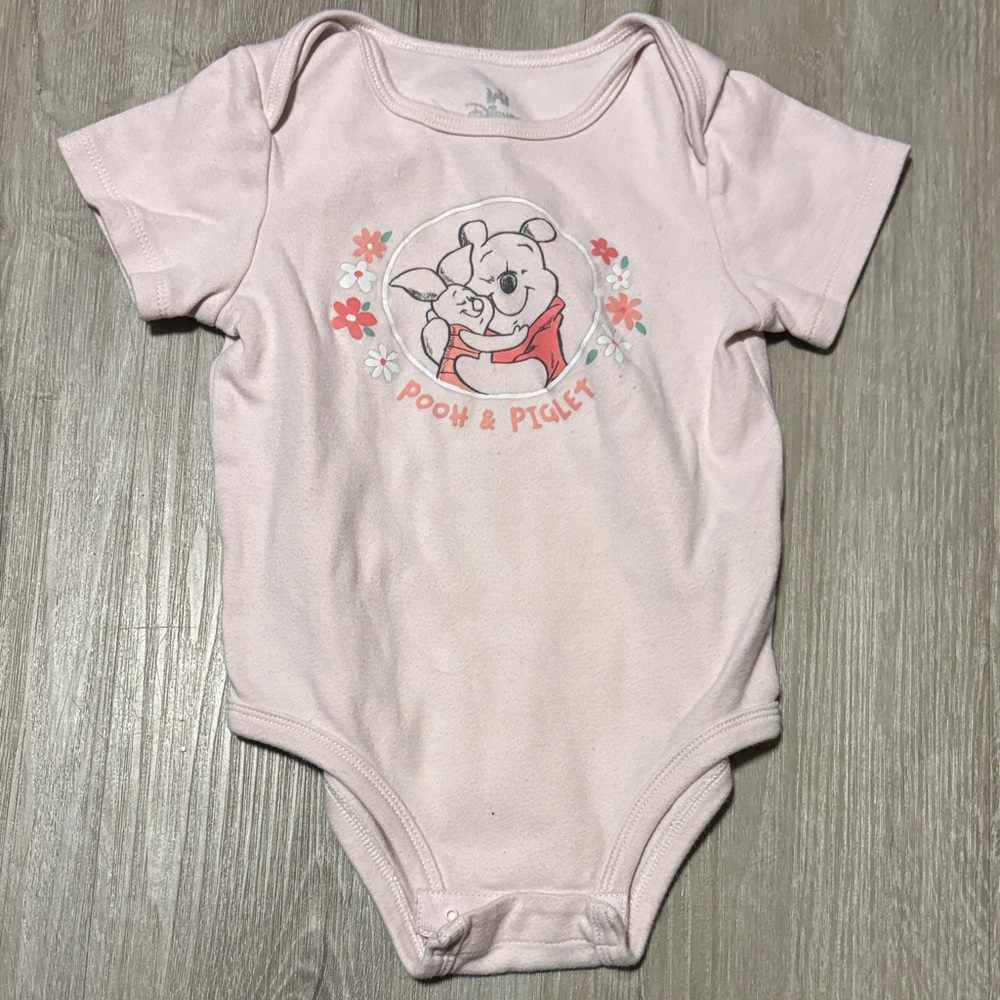 Disney Pink Pooh & Piglet Bodysuit